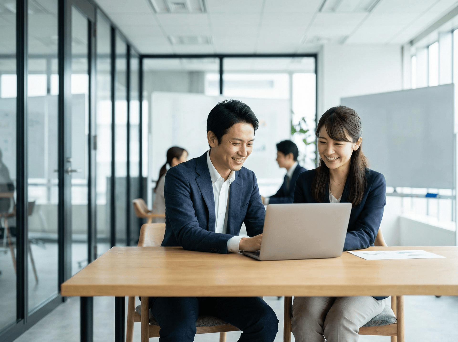 法人研修の学習風景