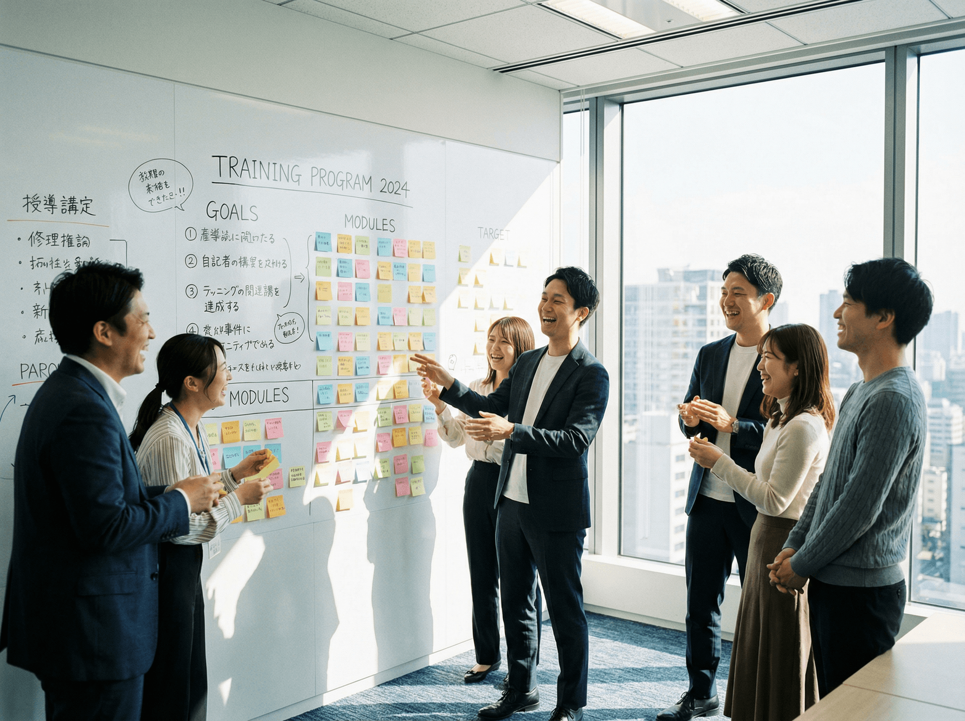 研修プラン設計の打ち合わせ