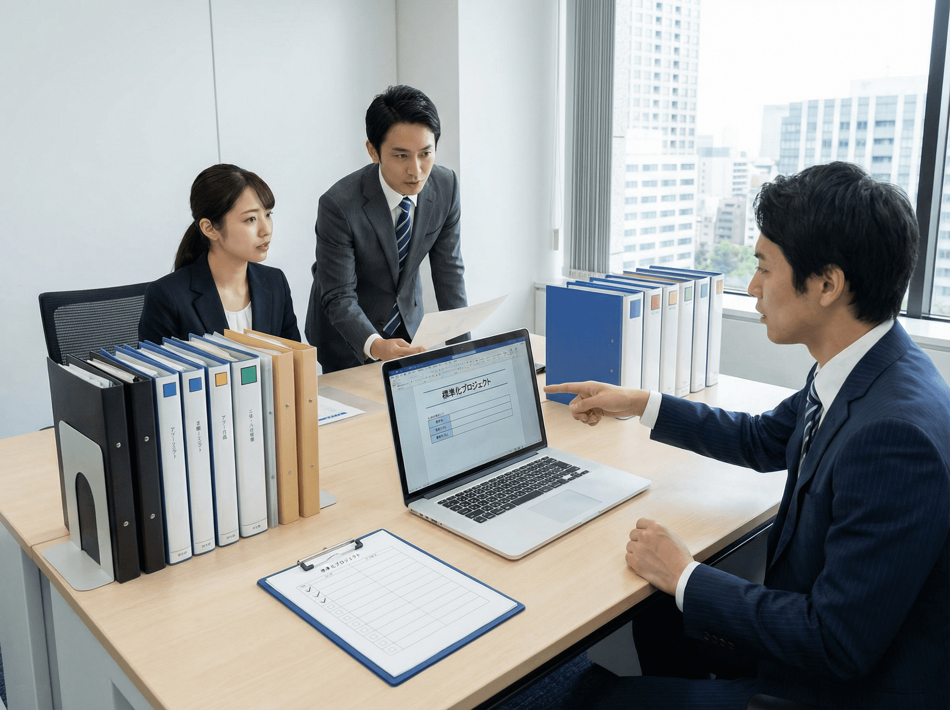 テンプレ整備と標準化の作業